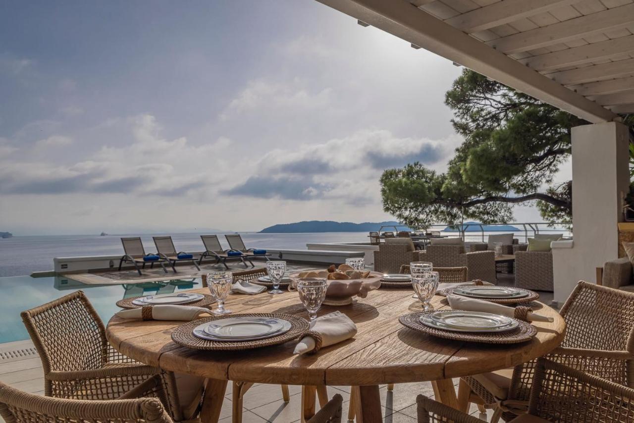 Super Luxury Skiathos Villa Seven Stunning Bedroom Suites Villa Daphne Achliades Achladies  Exterior photo