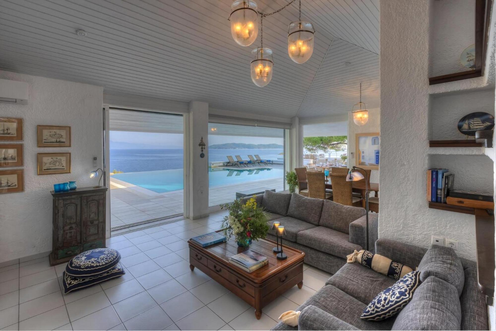 Super Luxury Skiathos Villa Seven Stunning Bedroom Suites Villa Daphne Achliades Achladies  Exterior photo