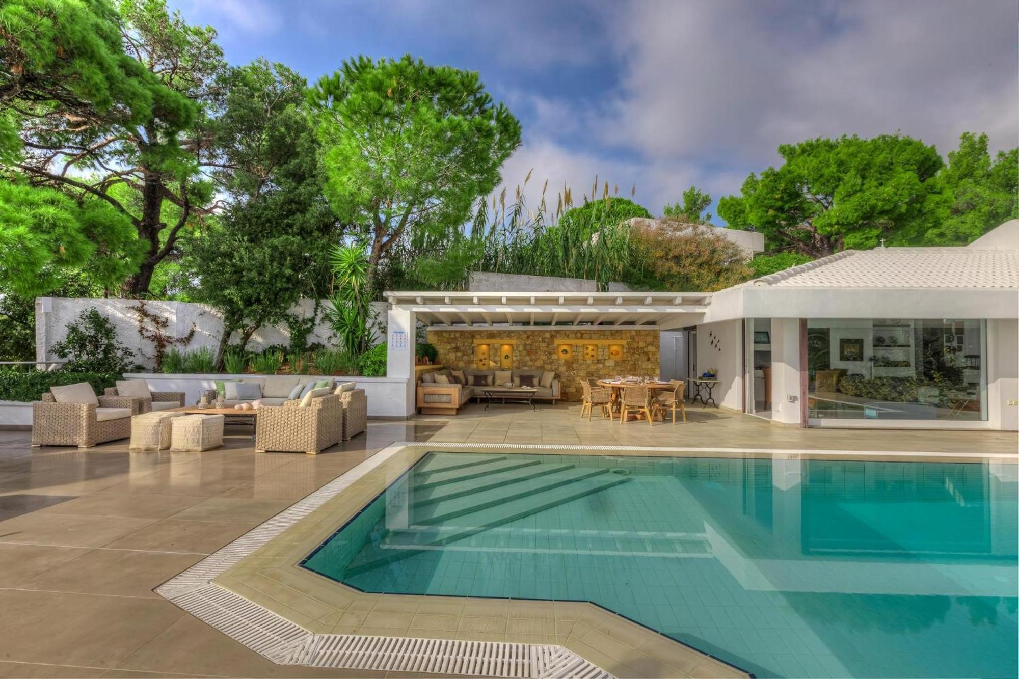 Super Luxury Skiathos Villa Seven Stunning Bedroom Suites Villa Daphne Achliades Achladies  Exterior photo
